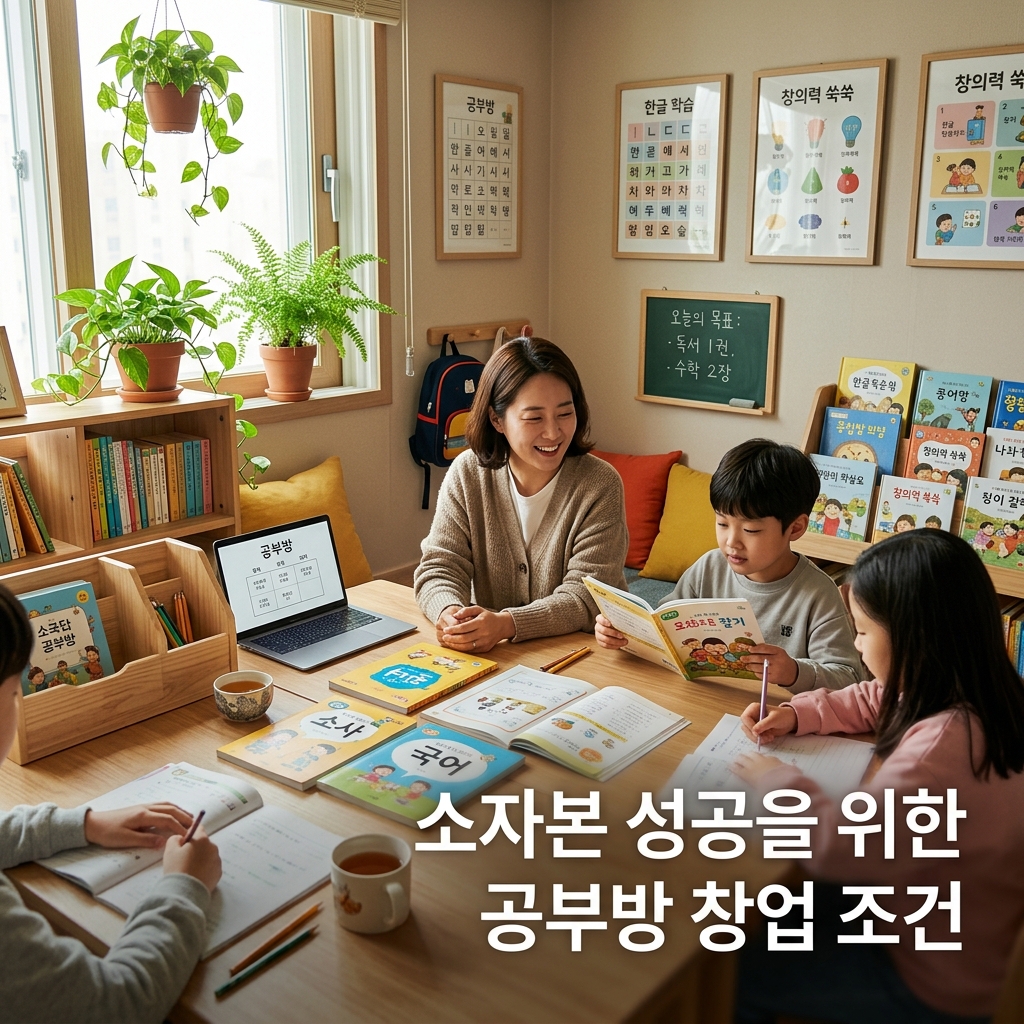 소자본 성공을 위한 공부방 창업 조건 및 신고 절차 핵심 요약