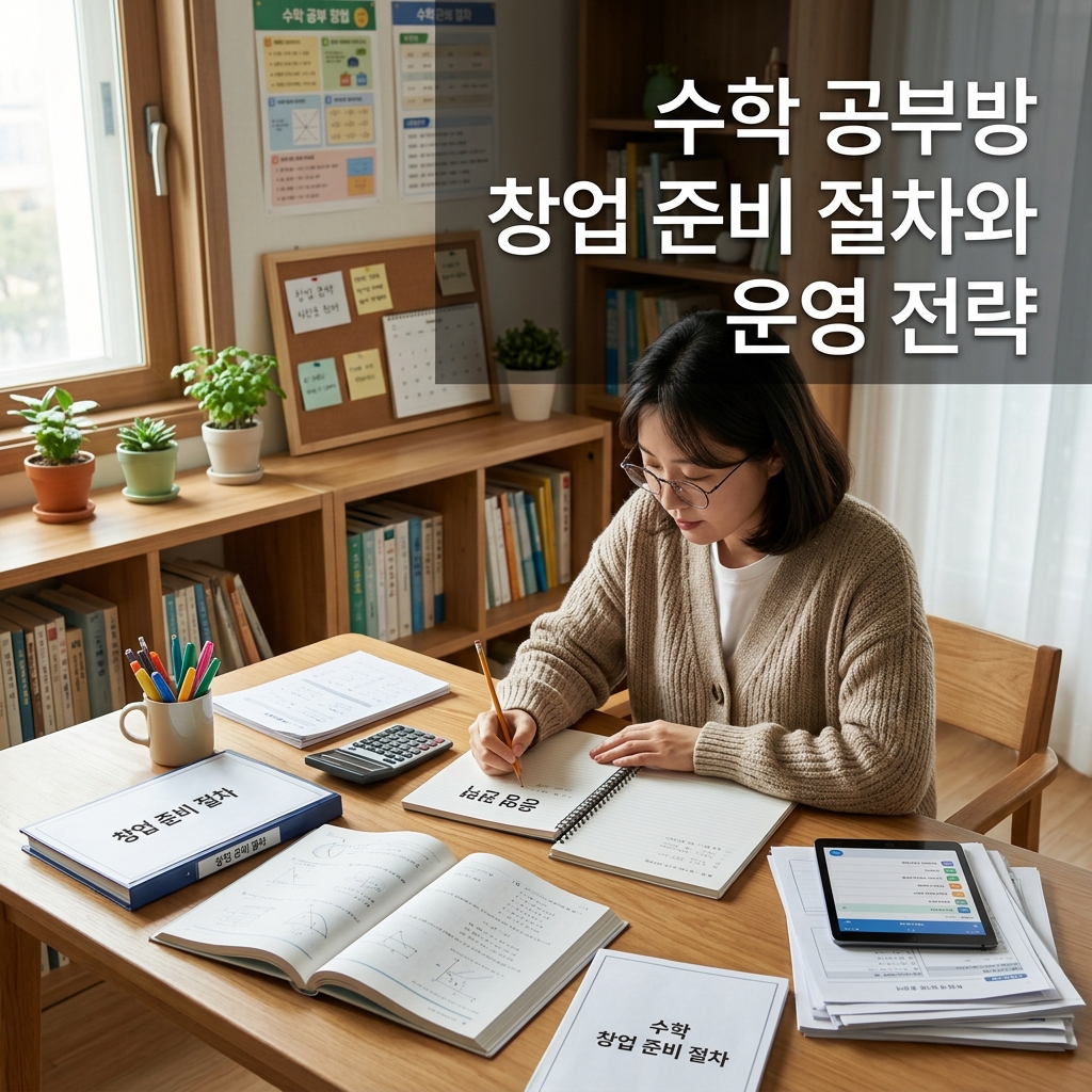수학 공부방 창업 준비 절차와 운영 전략
