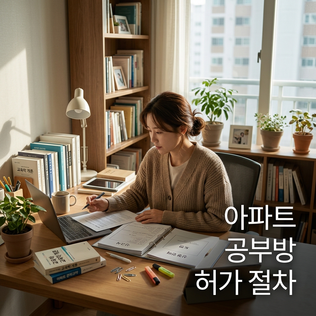 아파트 공부방 허가 절차