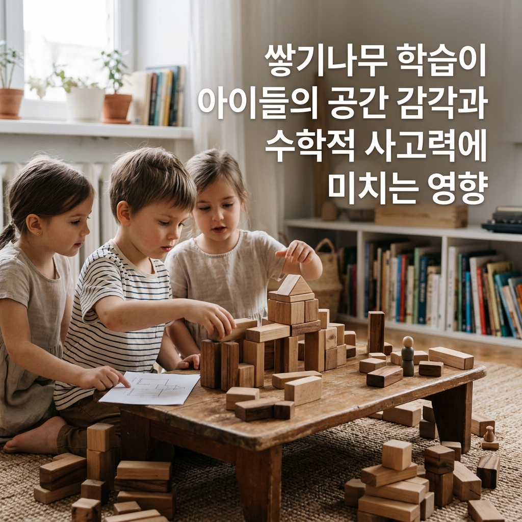 쌓기나무 학습이 아이들의 공간 감각과 수학적 사고력에 미치는 영향