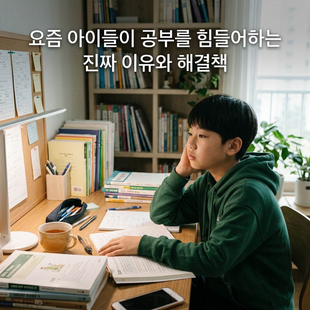 요즘 아이들이 공부를 힘들어하는 진짜 이유와 해결책