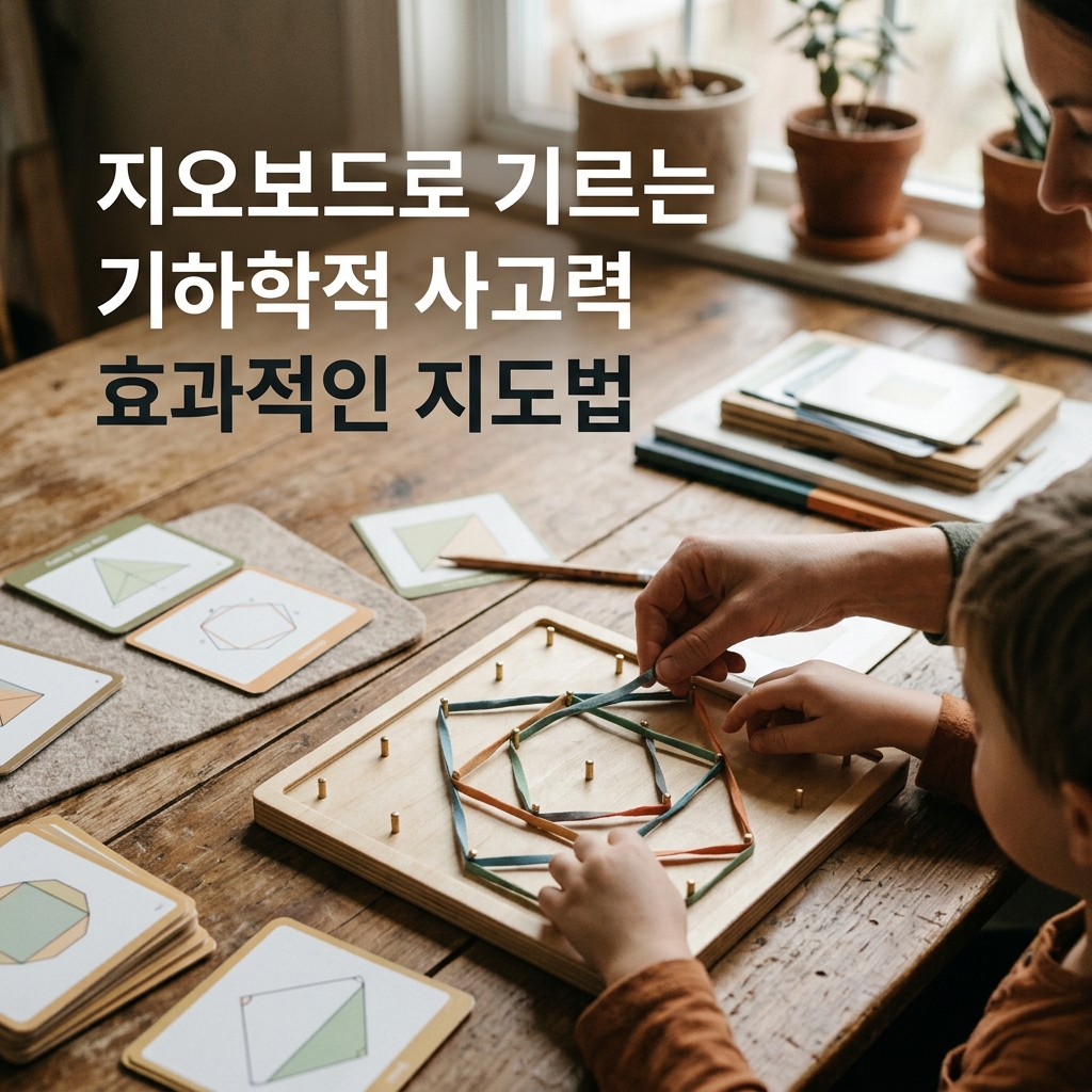 지오보드로 기르는 기하학적 사고력 효과적인 지도법